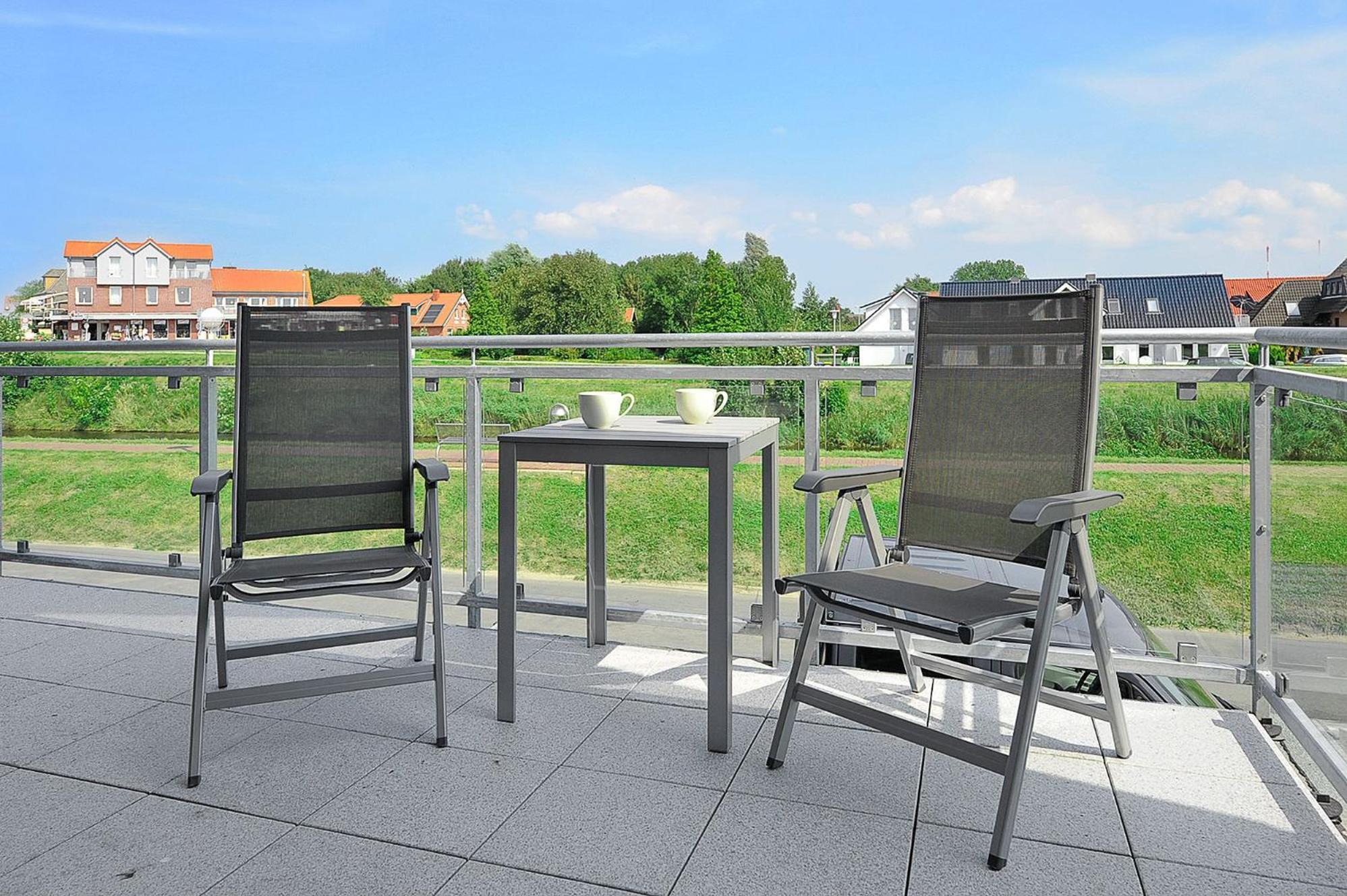 Besondere Aussicht - Ferienwohnung Deichblick Бензерзиль Экстерьер фото